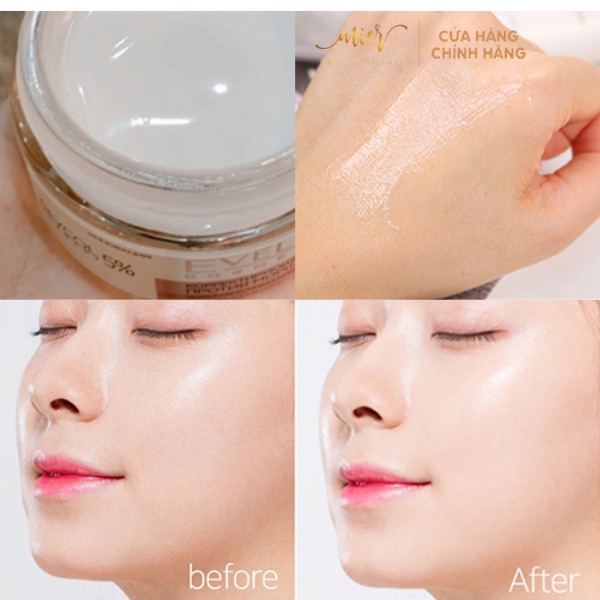 Kem Dưỡng Eveline Glycol Therapy 5% Anti Wrinkle Correcting Cream 50ml Trẻ Hoá Phục Hồi Da Với 5% Glycolic Acid