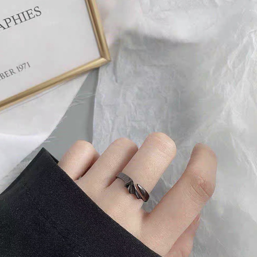 Nhẫn Đôi Hình Thiên Thần Có Thể Điều Chỉnh Thời Trang