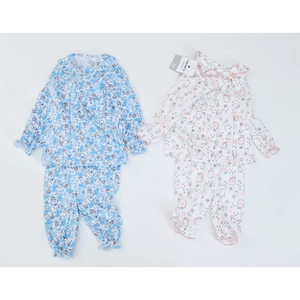 Bộ Pijama Cotton Bé Gái Carter VNXK