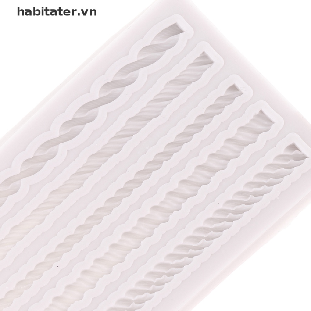 Khuôn Silicone Làm Bánh &amp; Socola Hình Dây Thừng