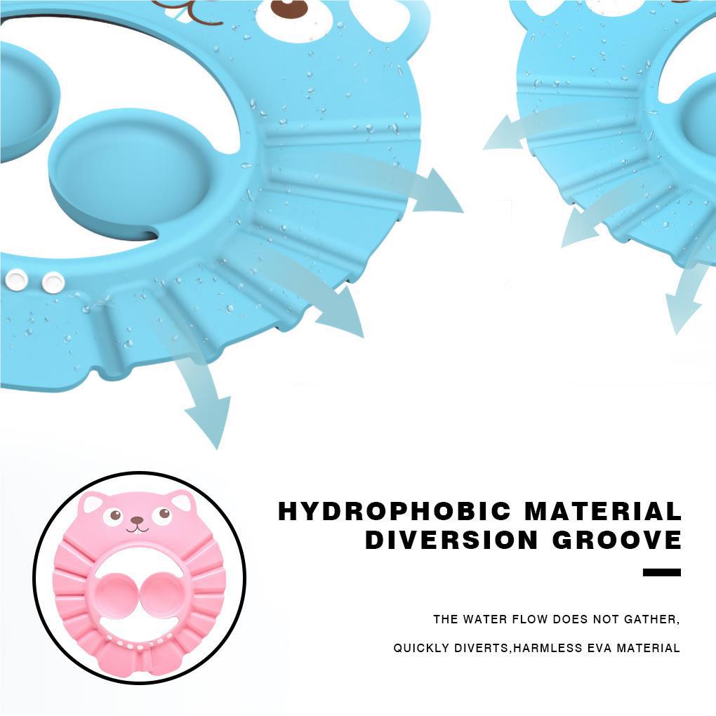 Mũ Tắm EVA Chống Nước Họa Tiết Hoạt Hình Thiết Kế 2 # Cho Bé