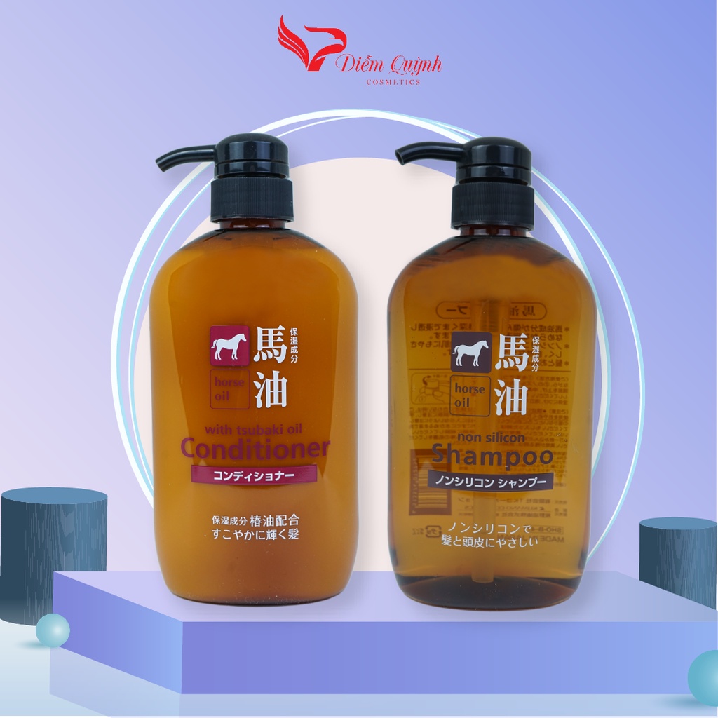 Dầu Gội Dầu Xả Mỡ Ngựa Nhật Bản 600ml Nhật Bản