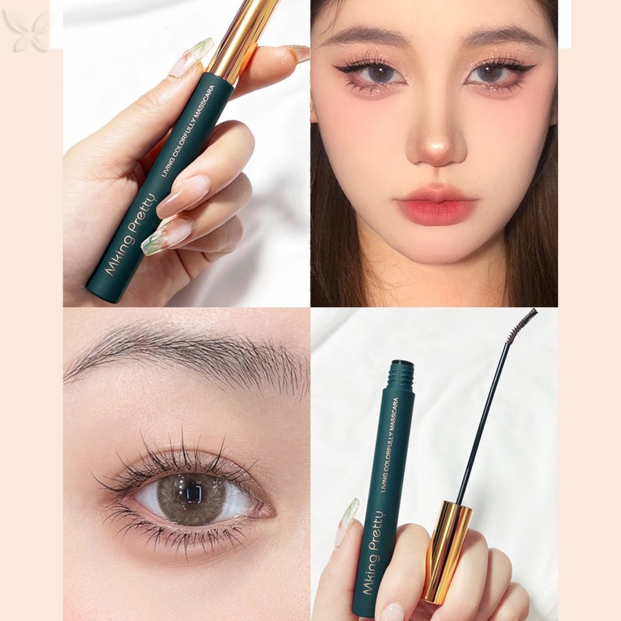 Mascara Sợi Tơ Chuốt Mi Cong Dày Lâu Trôi Không Thấm Nước Và Mồ Hôi Chống Nhòe