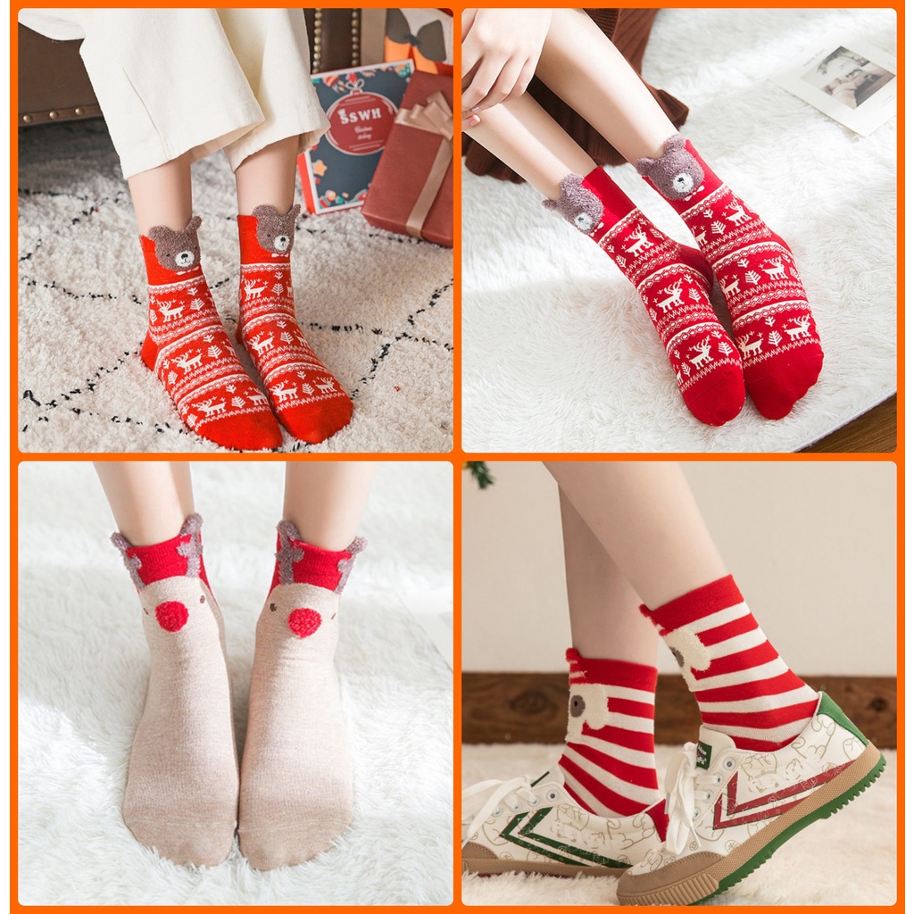 Tất giáng sinh đẹp - Vớ giáng sinh lạ tặng quà Noel xinh và ý nghĩa Merry Christmas