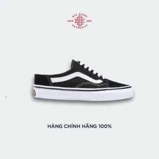 [CHÍNH HÃNG] Giày Sneaker Đạp Gót (Sục) Nam Nữ Vans Comfort Old Skool Mule Black/White