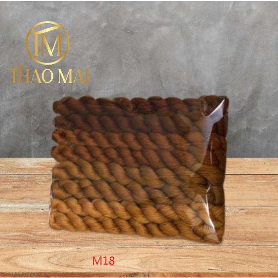 M18- Chỉ thêu Tay (chỉ thêu cotton - Chỉ Thô) sét 350m