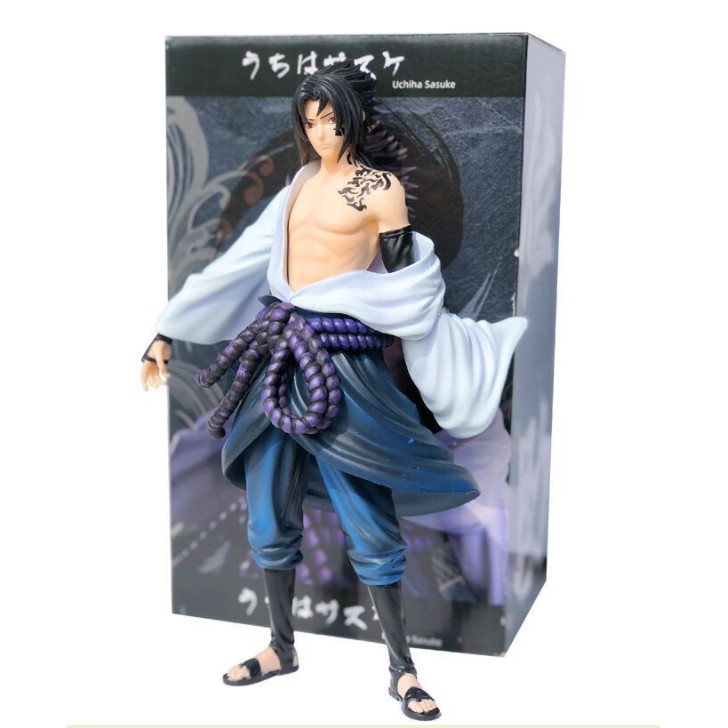 Mô hình Figure Naruto Uchiha Sasuke hình xăm 28cm