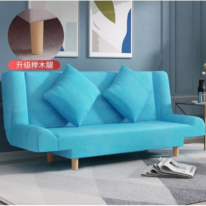 Sofa lười có thể gấp gọn, ghế salon phòng khách ban công phòng ngủ sofa nhỏ, sofa giường đôi đơn
