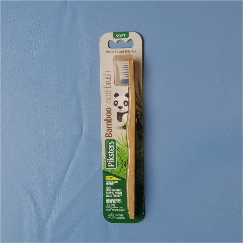 Bàn chải đánh răng bằng tre  Piksters Bamboo - bảo vệ môi trường