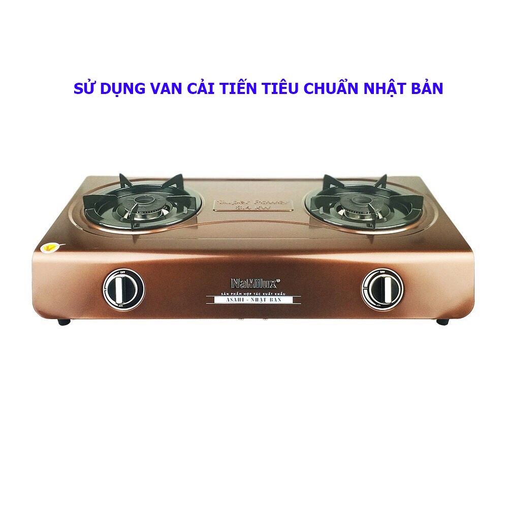 Bếp Ga Bếp Gas Đôi Namilux DL2163APF Mặt Bếp Tráng Men - Hàng Chính Hãng