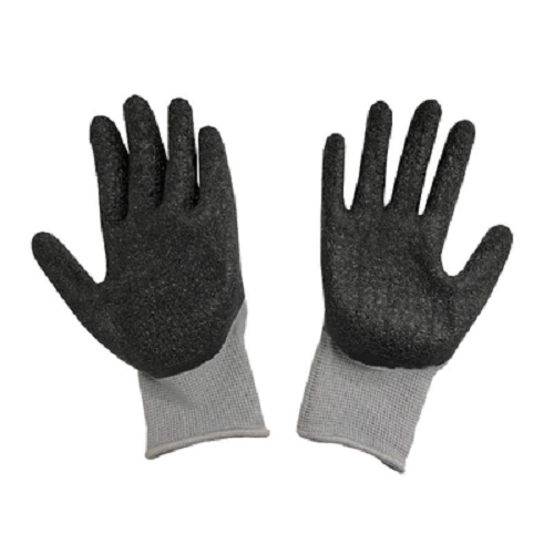 Daiso Găng Tay Cao Su Size M 11.5X2X22 Cm (Cái) Crinkled Latex Palm Coated Gloves M Size