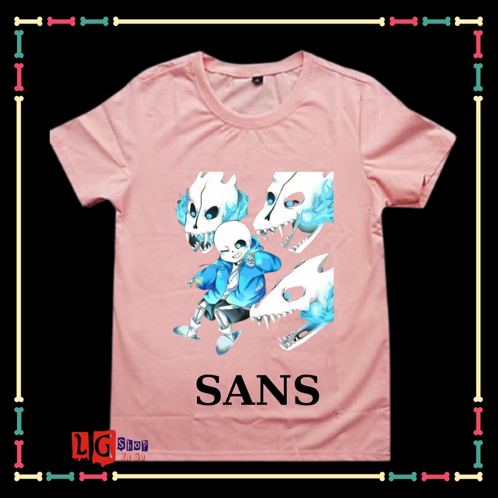 ÁO THUN IN HÌNH SANS UNDERTABLE - BIỆT ĐỘI GANGSTER CHO BÉ TRAI ( TỪ 10KG ĐẾN 90KG)