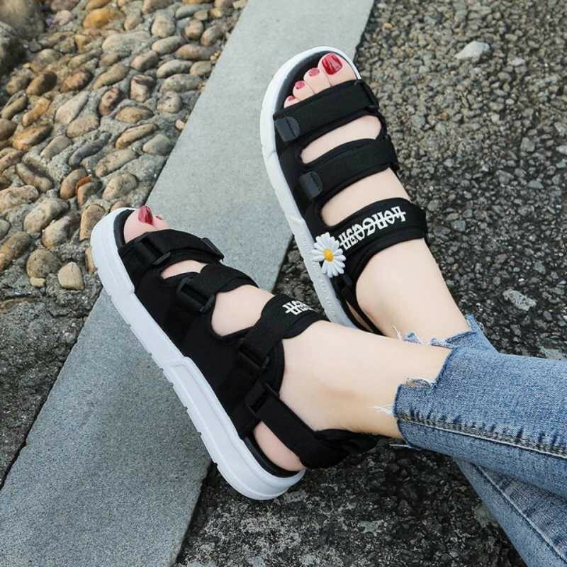 [Mã FAMAYWA giảm 10K đơn 50K] Dép Quai hậu Sandal Dán Học Sinh 3 Đế Nhẹ + ảnh thật FREESHIP