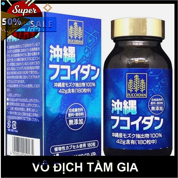 Viên uống Fucoidan phòng chống ung thư (xanh)