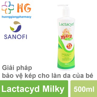 Sữa tắm gội trẻ em Lactacyd Milky