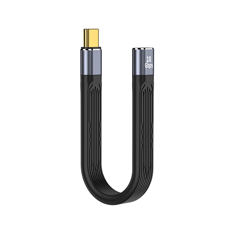 Dây Cáp Sạc USB Loại C Ngắn 13cm / 22cm] 100W Màn Hình Hiển Thị 10 / 20Gbps Cho Chip 3E-Marker