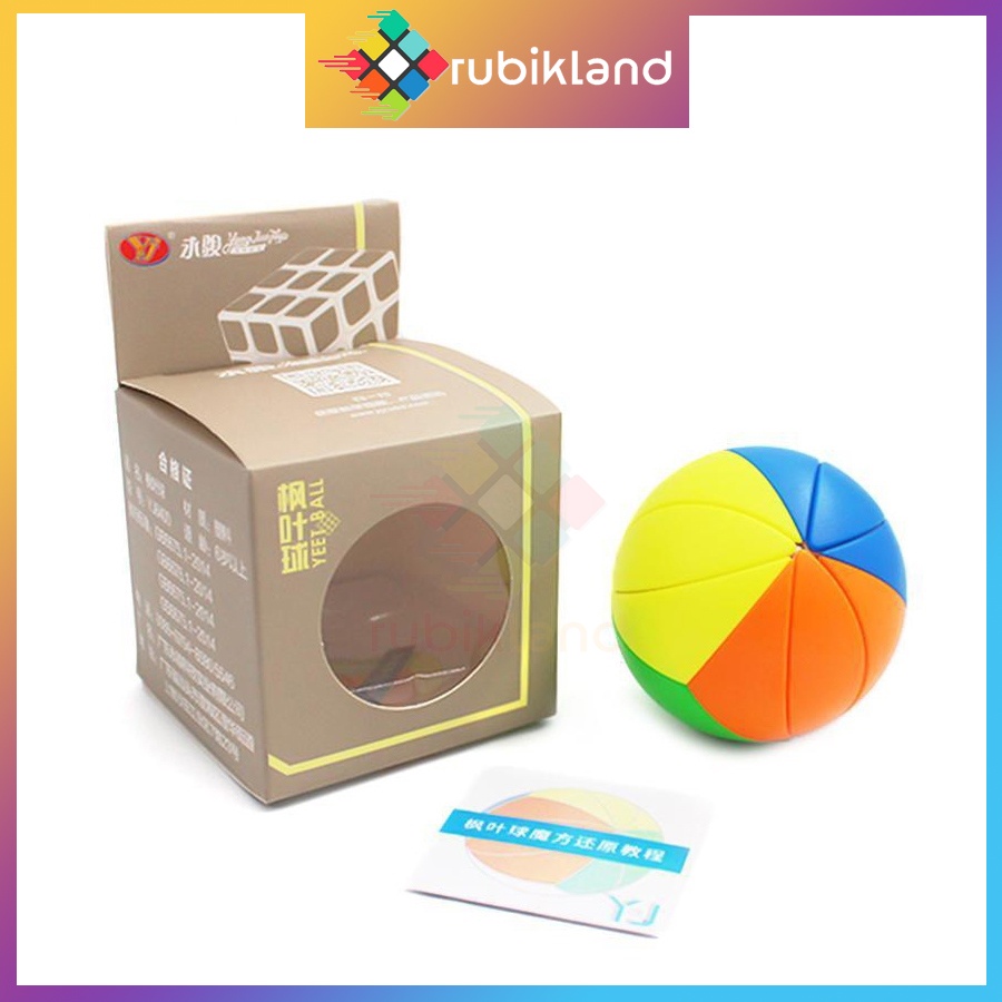 Rubik YJ Yeet Ball Cube Rubic Biến Thể YongJun Stickerless Trái Banh Đồ Chơi Trí Tuệ Trẻ Em