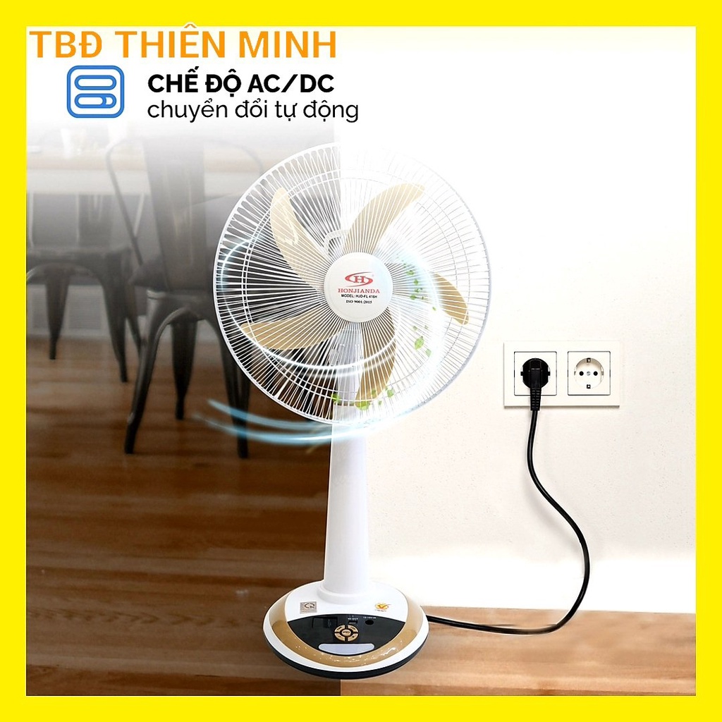 QUẠT SẠC TÍCH ĐIỆN ĐỂ BÀN 16IN HJD FL416H
