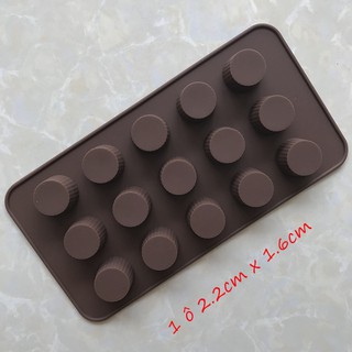 HCM - Khuôn silicon đổ socola, làm bánh bông lan nướng mini