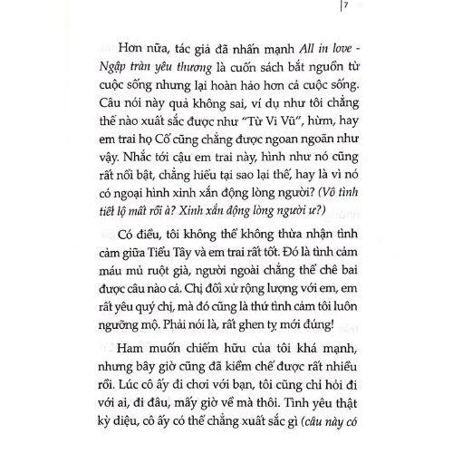 Sách - All In Love – Ngập Tràn Yêu Thương - Cố Tây Tước