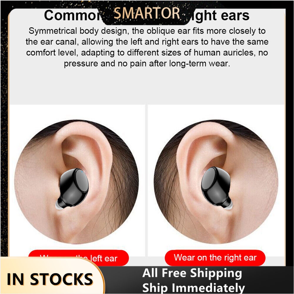 Tai Nghe Nhét Tai X6 Mini Bluetooth 5.0 Không Dây Âm Thanh Stereo Sống Động Cho Tất Cả Điện Thoại
