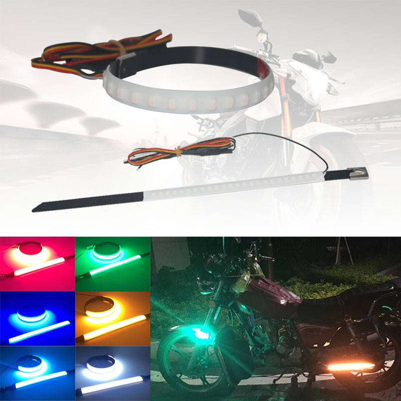 KAWASAKI HONDA Dải Đèn Led 3014led 25cm Trang Trí Xe Mô Tô / Xe Tải