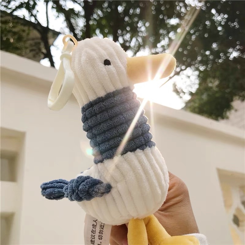 Móc khoá vịt cổ dài cute cute