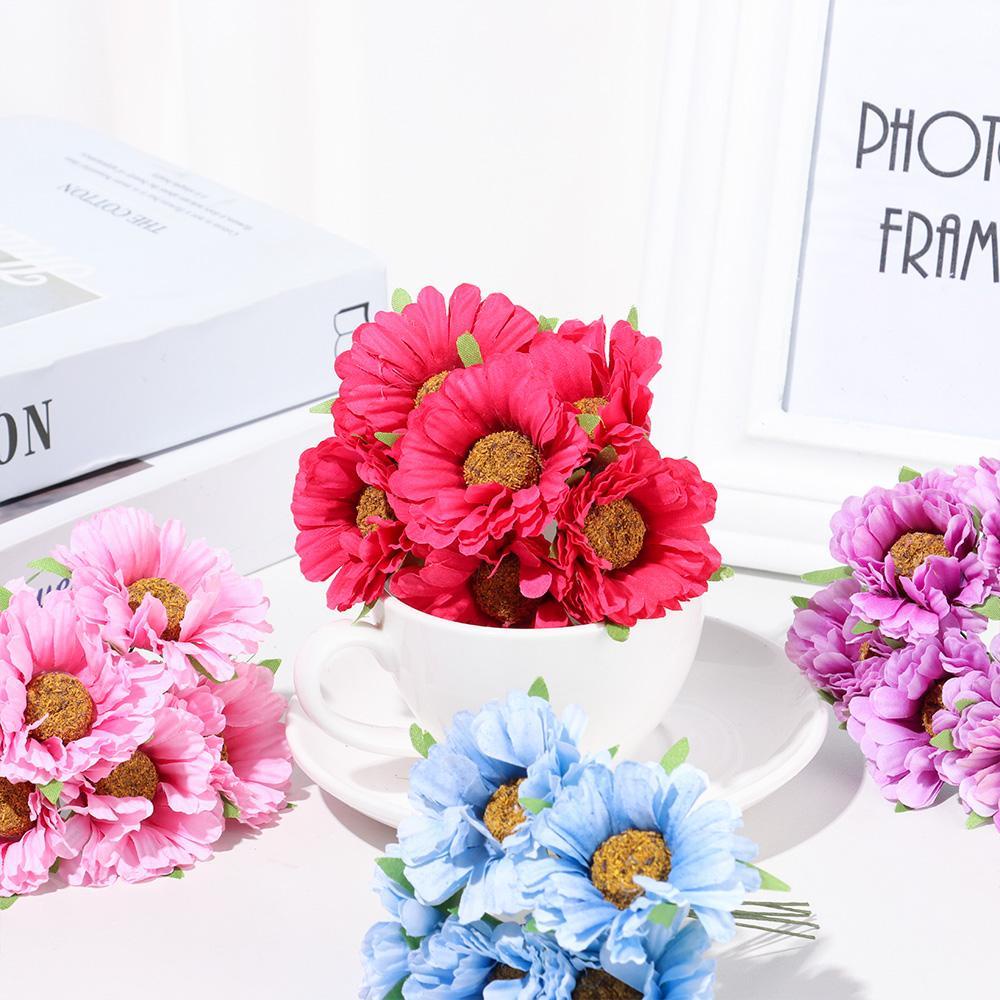 Bó Hoa Cúc Giả Trang Trí Tiệc Cưới