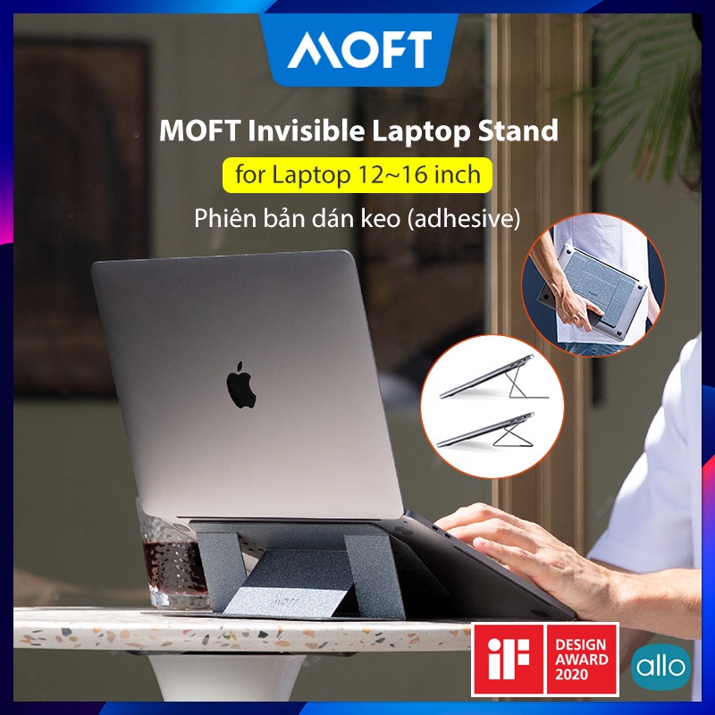 Đế Nâng Tản Nhiệt Macbook Siêu Mỏng Moft Stand x DesignNest | WebRaoVat - webraovat.net.vn