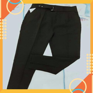 Quần baggy hai khuy lệch kiểu mới | Quần Tây Nữ