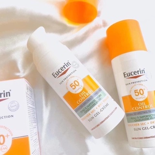 Kem chống nắng eucerin pigment control sun fluid spf 50+ 50ml