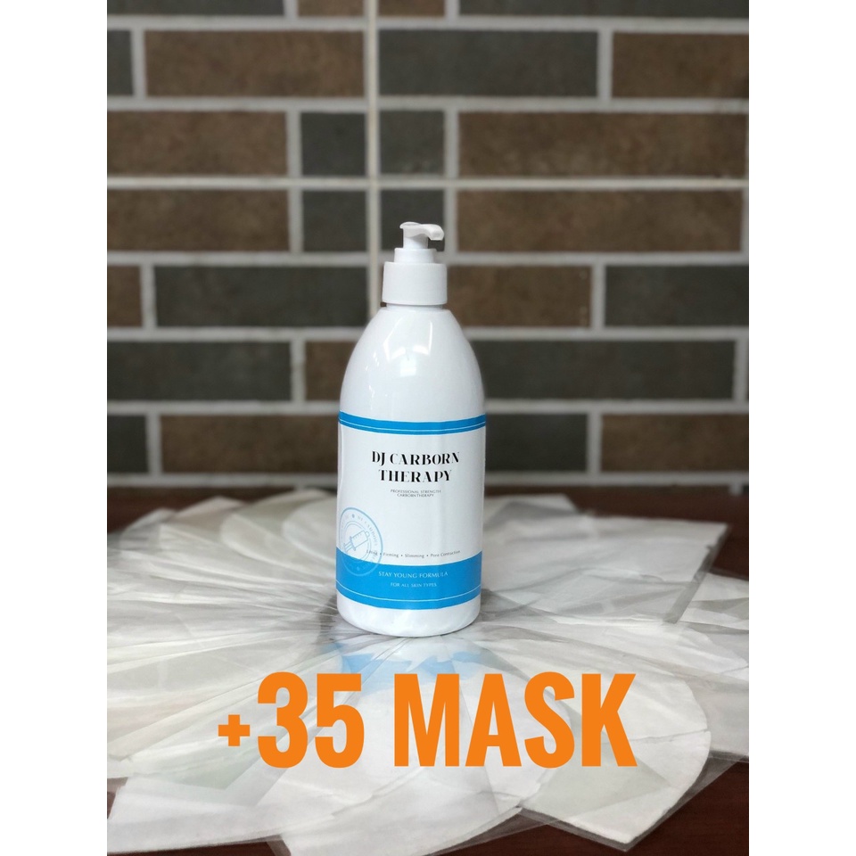 Chai Mặt Nạ Co2 Dj Carbon Therapy 500ml+ Kèm 35 Mask Thải Độc Da