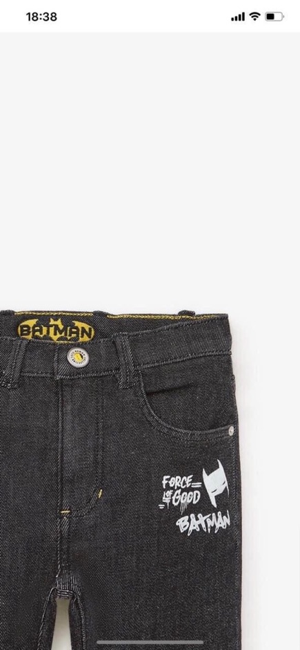 Quần ZARA BT batman size 6-14years