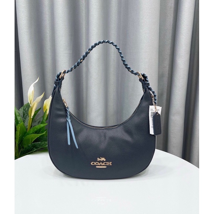Túi Kẹp Nách Bailey HoBo Coach chất liệu da thật bao check