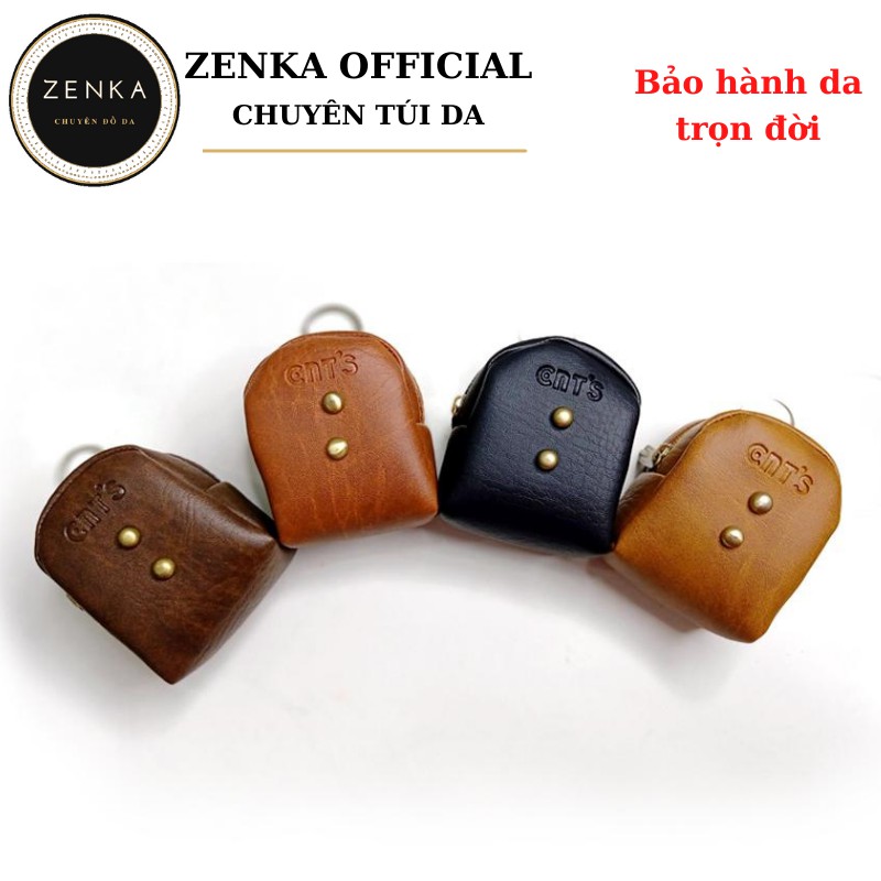 Ví da mini Zenka đựng tiền lẻ, làm móc khóa cực kỳ tiện dụng