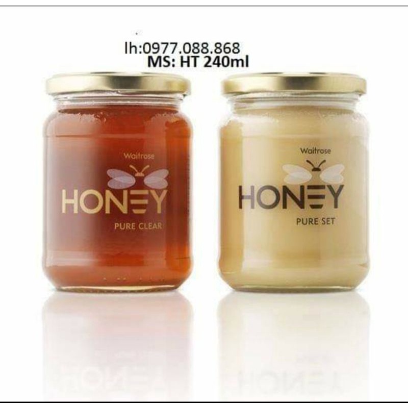 Lọ thủy tinh trong suốt 220ml - Hủ tròn đựng gia vị