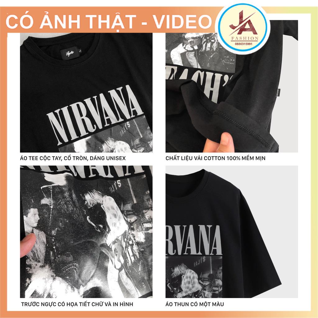 Áo thun nam nữ Nirvana Bleach - Áo  phông tay lỡ Unisex form rộng Local Brand
