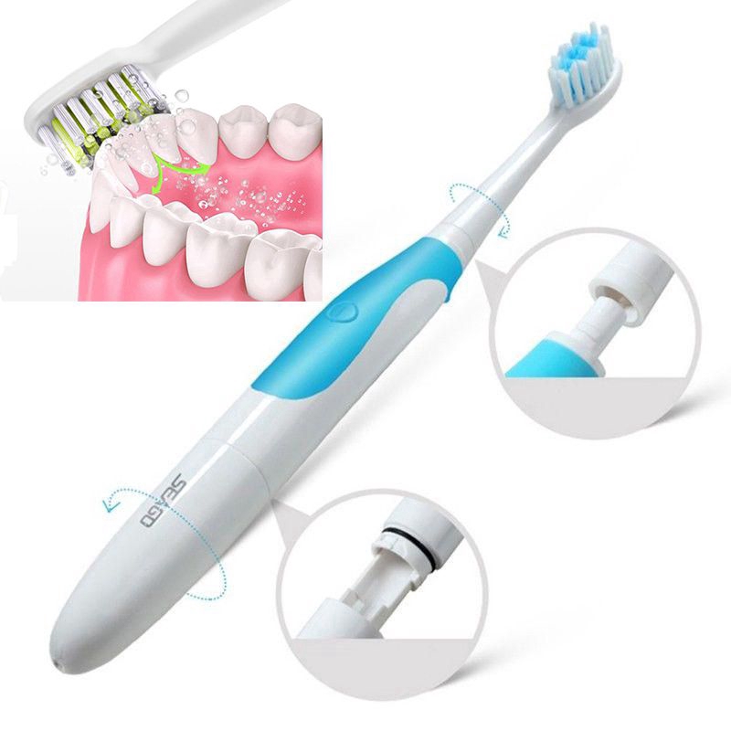 SEAGO SG-906 Waterproof Smart Electric Sonic Toothbrush Dentist Cleaner