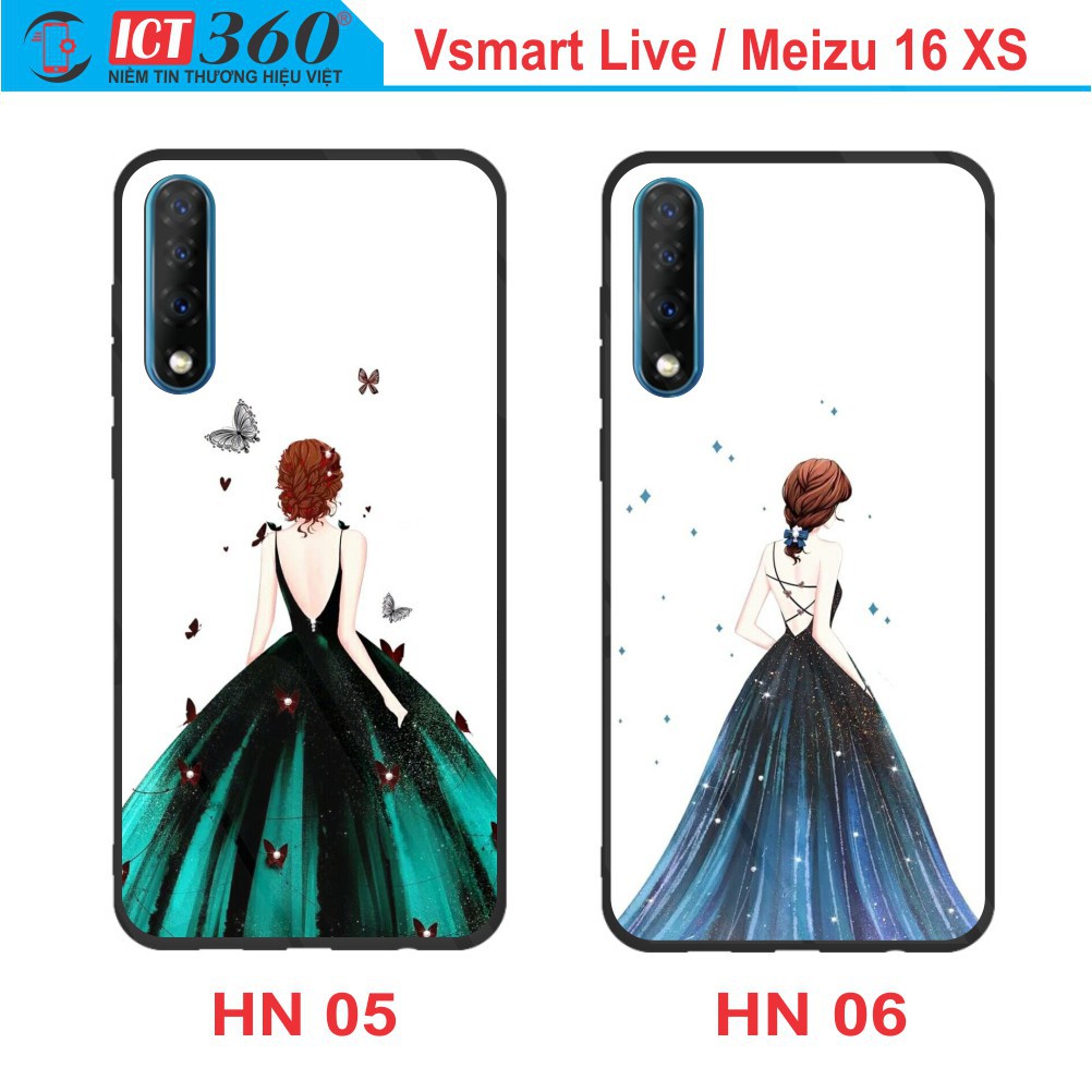 Ốp Lưng Kính VSMART LIVE/ MEIZU 16 XS  - In Theo Yêu Cầu - Hình 3D