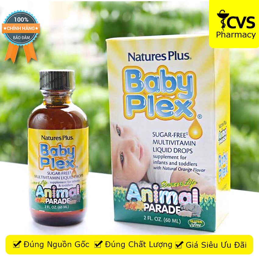 Siro Vitamin Tổng Hợp Baby Plex - giúp cung cấp Vitamin, khoáng chất cần thiết cho trẻ - cvspharmacy Nature''s Plus