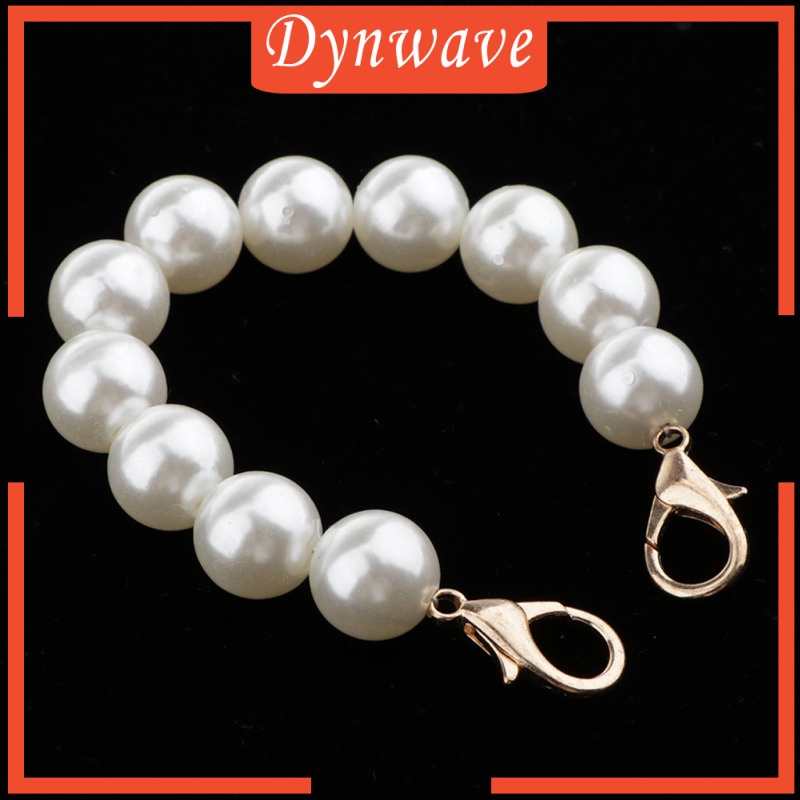 Dây Đeo Túi Xách Handmade Tay Cầm Ngắn Đính Ngọc Trai Thời Trang Sang Trọng
