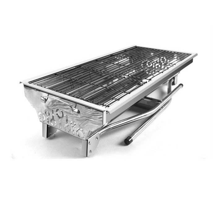 Lò nướng than inox ngoài trời BBQ (73x33x71)cm