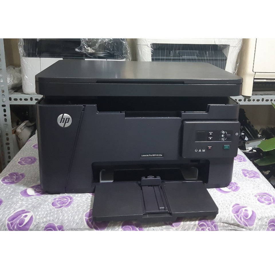 Máy in cũ đa chức năng (In, Scan, Copy) HP LaserJet Pro M125A - tặng kèm hộp mực, dây nguồn, dây USB mới