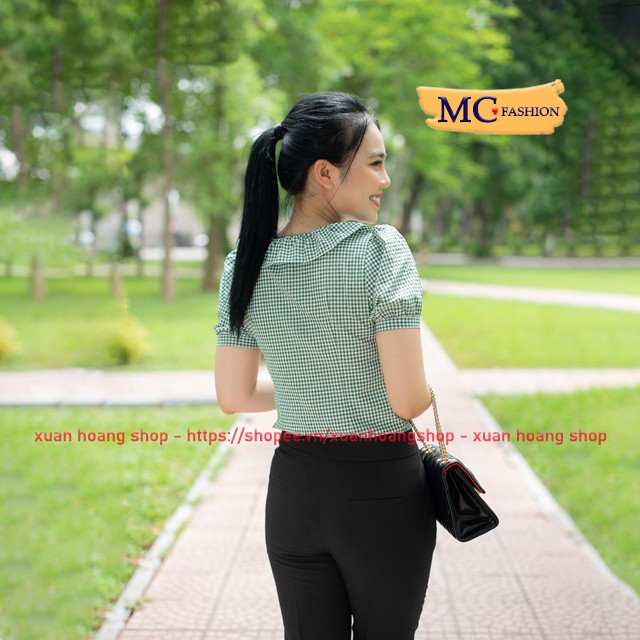 Quần Tây Nữ Công Sở Lưng Cao, Âu Baggy Đẹp Mc Fashion, Màu Đen, Xanh Tím Than, Size Đủ. Chất Vải Co Giãn Nhẹ, Q0369