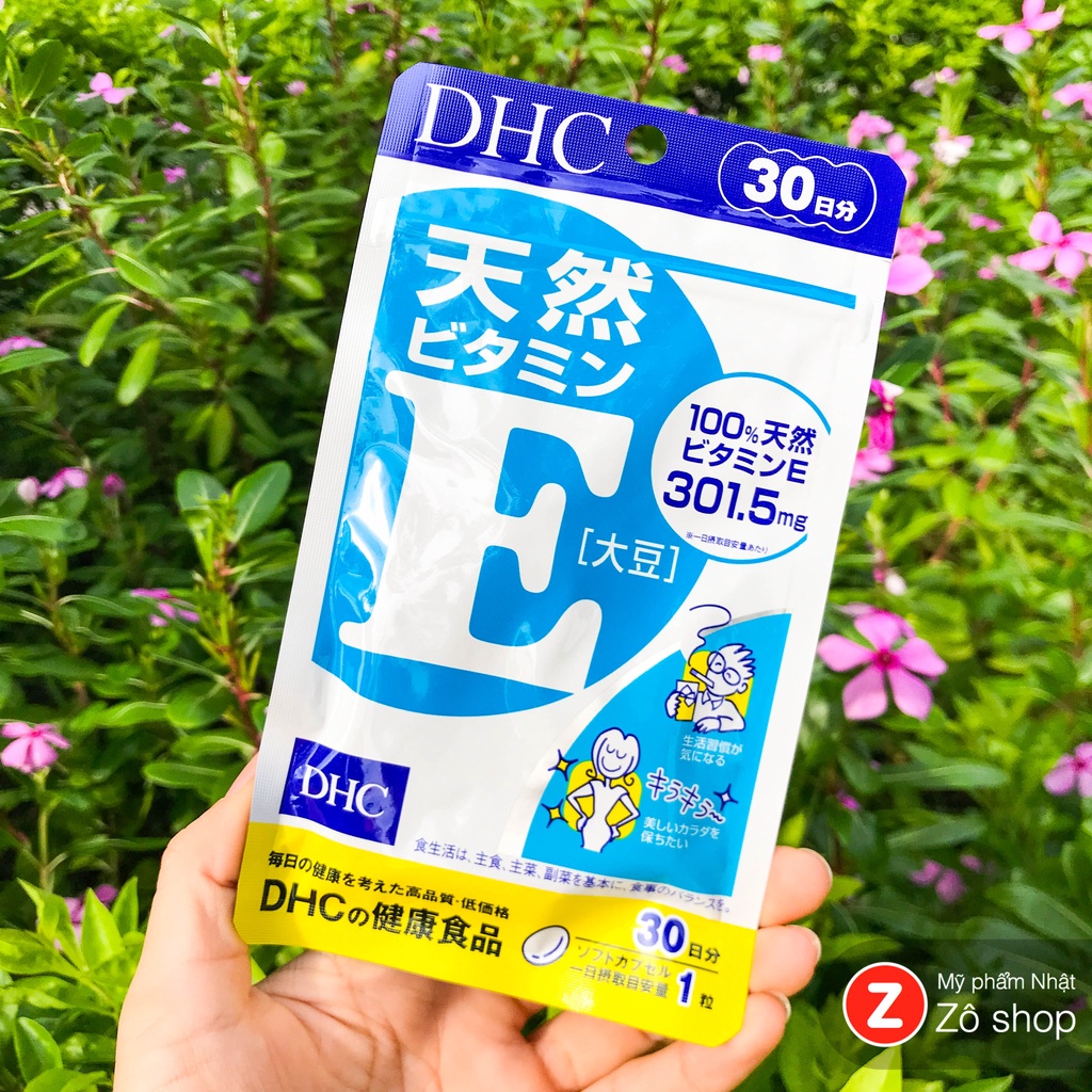 Viên uống DHC Vitamin E điều hòa nội tiết, đẹp da, chống oxy hóa - DHC Vitamin E