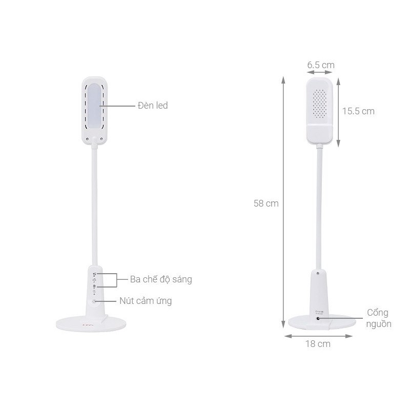 Đèn bàn led Điện Quang 4W - tiết kiệm điện