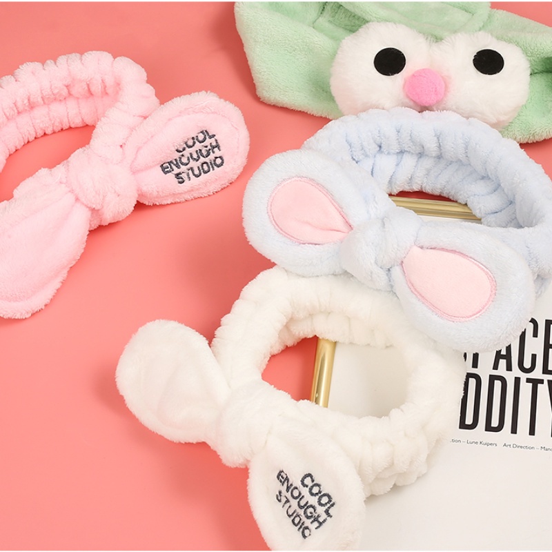 Băng Đô Cài Tóc Rửa Mặt Thiết Kế Đơn Giản Dễ Thương Phong Cách Hàn Quốc