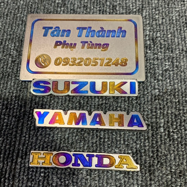 LOGO TITAN - CHỮ HONDA - YAMAHA - SUZUKI