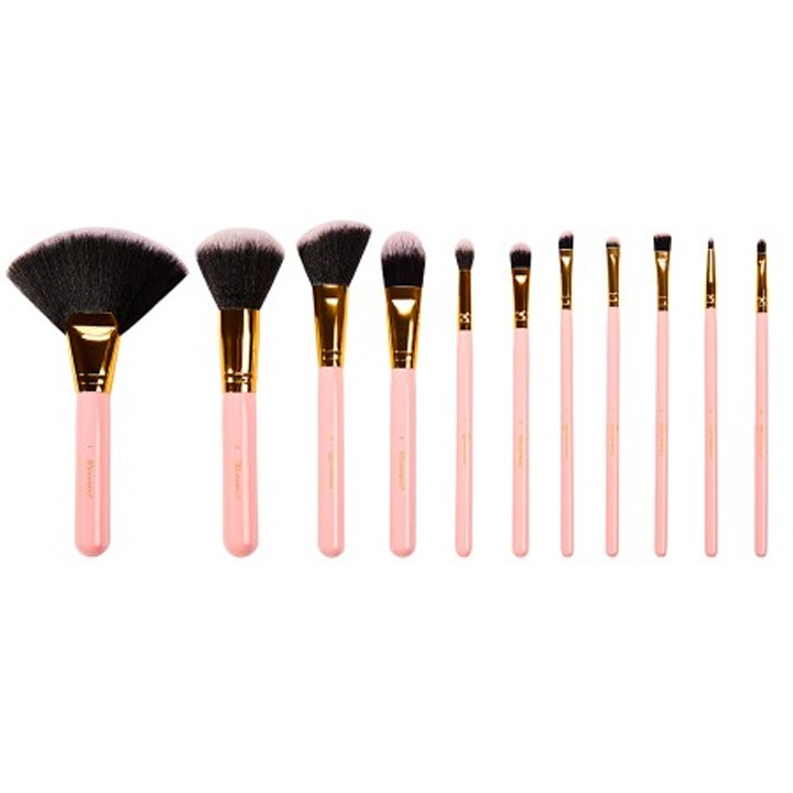 BH Dot Collection 11 Piece Brush Sets Pink