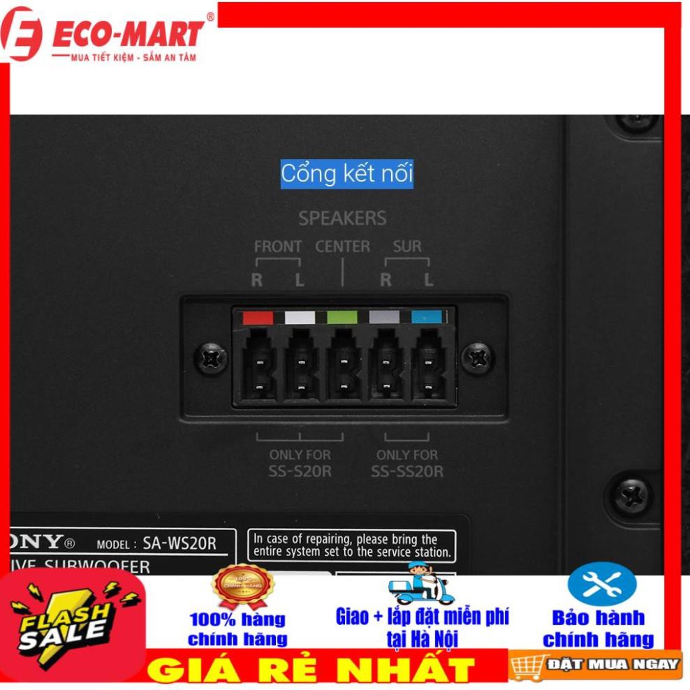 HT-S20R Dàn âm thanh Soudbar Sony HT-S20R 5.1 công suất 400w Miễn phí giao+Lắp đặt tại Hà Nội-đi tỉnh liên hệ shop